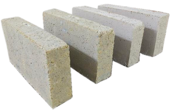 Orera blocks, composed of a blend of natural binder and jute hurd