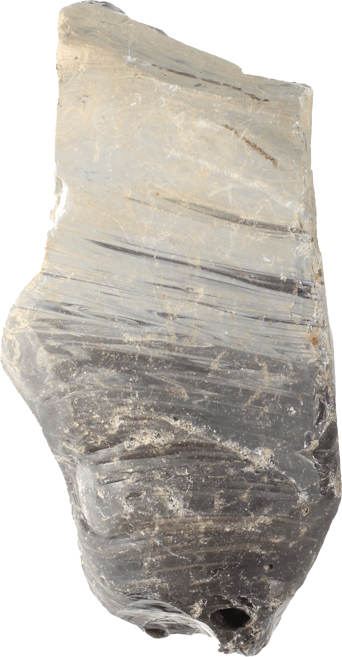 Fragments of natural binder, produced as a by-product